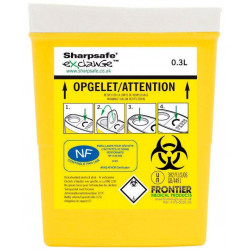 Collecteur d'aiguilles - Sharpsafe - 0.3 l