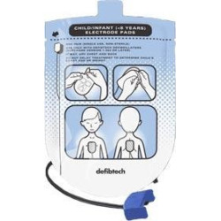 Electrode pédiatrique pour défibrillateur Defibtech