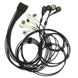Câble ECG SCHILLER boutons pressions - MS-12 USB - FT-1
