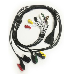 Câble ECG SCHILLER fiches clips - MS-12 Bluetooth