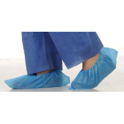 Sur-chaussure PE bleu - sachet de 100