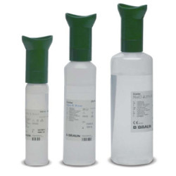 Solution saline stérile pour rinçage oculaire