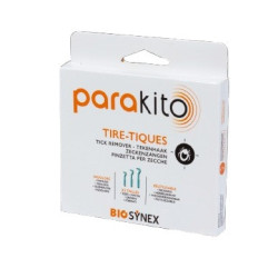 Lot de 3 tire-tiques plastiques
