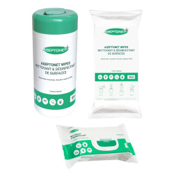 Lingettes sans alcool...