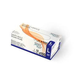 Gants en vinyle non poudrés...