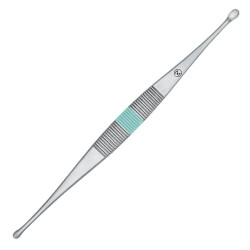 Curette double pleine 