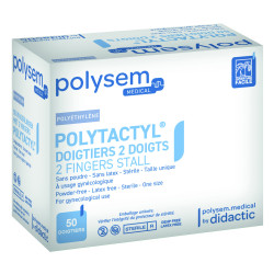 Doigtier médical sans latex...