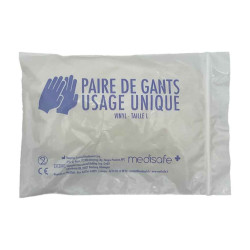 Paire de gants en vinyle...