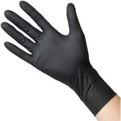 Gant en nitrile noir non...