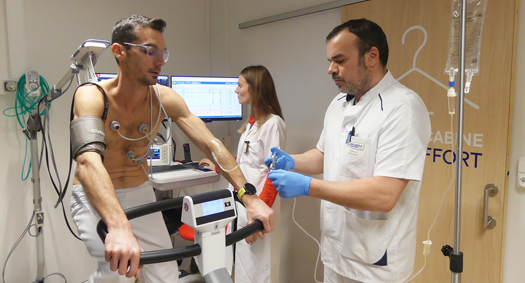 Examen d'épreuve d'effort en médecine nucléaire